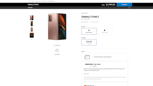 Galaxy Z Fold 2