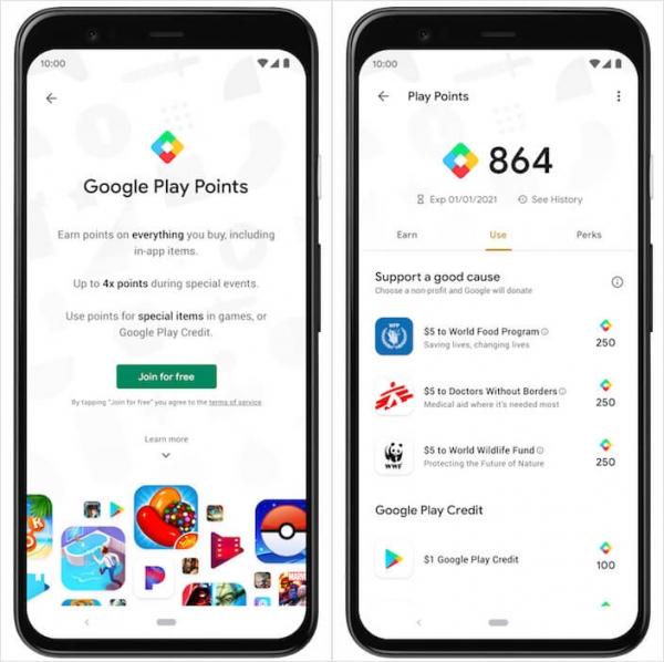 Кэшбек в Google Play