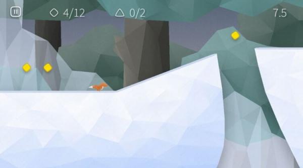 Fast Like a Fox — красивая игра для Android TV. Отличная игра после тяжелого рабочего дня, в которой не нужно совершать лишних нажатий. Фото.