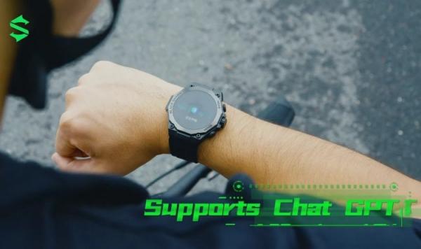 ChatGPT в умных часах. Голосовой помощник Black Shark S1 Pro работает на базе ChatGPT. ChatGPT в умных часах. Голосовой помощник Black Shark S1 Pro работает на базе ChatGPT. Фото.