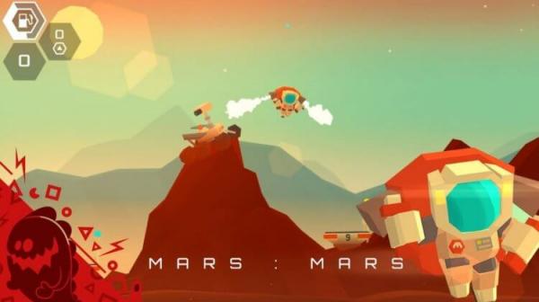 Mars — ходилка для Андроид. Может показаться, что игра довольно легкая, но это не так. Фото.