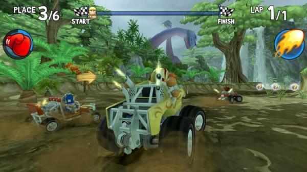 Beach Buggy Racing — гонки для Андроид. Beach Buggy Racing намного интереснее Asphalt или Need For Speed. Фото.