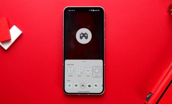 Классные функции Nothing OS. Настройки кастомизации Nothing OS позволяют установить специальную иконку для каждой папки на рабочем столе. Фото: Beebom. Фото.