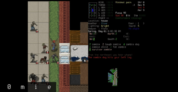 Лучшие игры для Android про выживание в сложных условиях. Cataclysm: Dark Days Ahead — старая, но хорошая игра. Фото.