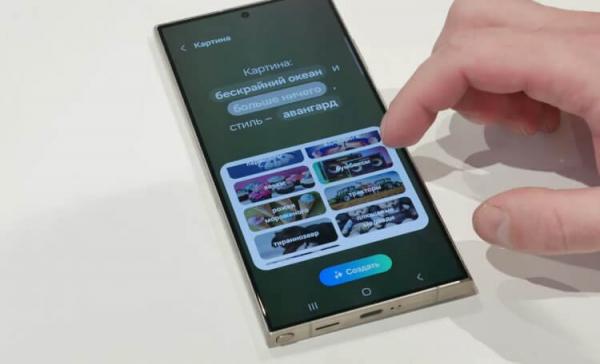 Обои, созданные искусственным интеллектом. Galaxy AI создаст для вас уникальные обои. Фото: MobileReviewcom. Фото.