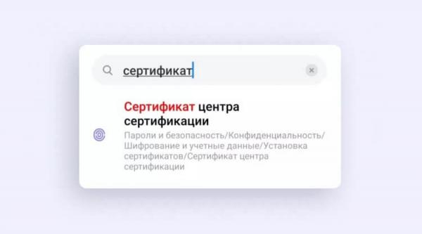 Как установить TLS-сертификаты Минцифры. В Android есть два типа сертификатов: Wi-Fi и ЦС. Вам нужен второй. Фото.
