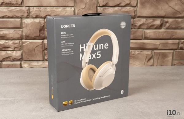 Обзор наушников Ugreen HiTune Max5. Коробка качественная. Обзор наушников Ugreen HiTune Max5. Коробка качественная. Фото.