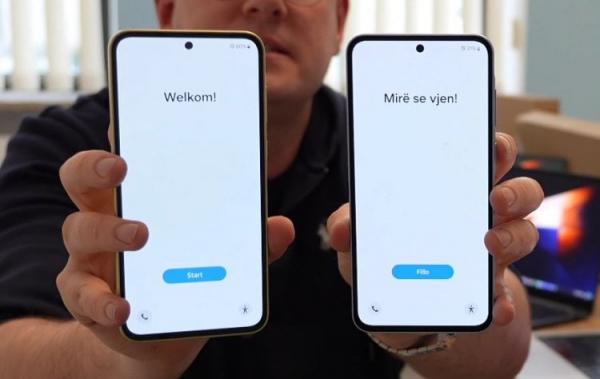 Цены Galaxy A35 и Galaxy A55. У смартфонов идентичные экраны. Фото: Technikfaultier. Фото.