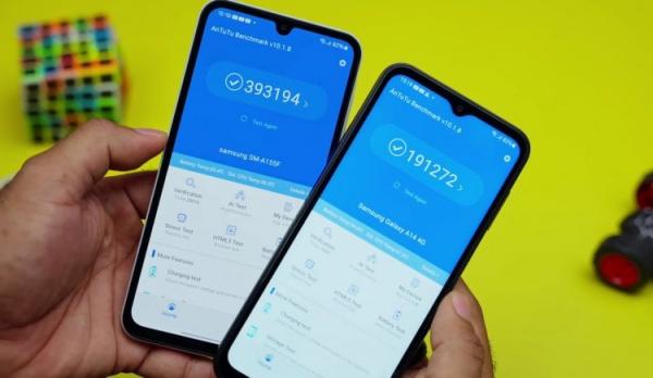 Особенности процессоров Exynos. Многие смартфоны Samsung, включая Galaxy A15 (слева), работают на процессорах MediaTek. Фото: Oscarmini. Фото.