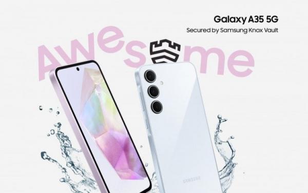Новый смартфон Galaxy A35. Galaxy A35 намного лучше прошлогоднего Galaxy A34. Фото.