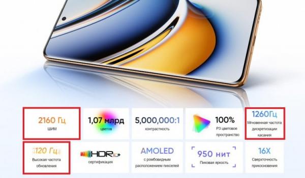 Как посмотреть, сколько герц на телефоне. Производители смартфонов любят указывать герцовку на официальном сайте, но только в том случае, если она высокая. Фото.