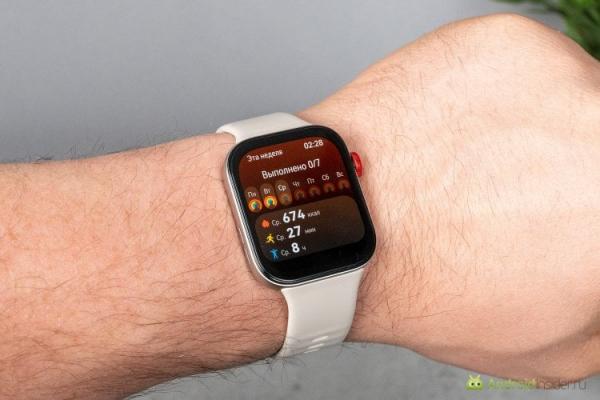 Функции HUAWEI Watch Fit 3. После тренировки можно посмотреть ее статистику. Фото.