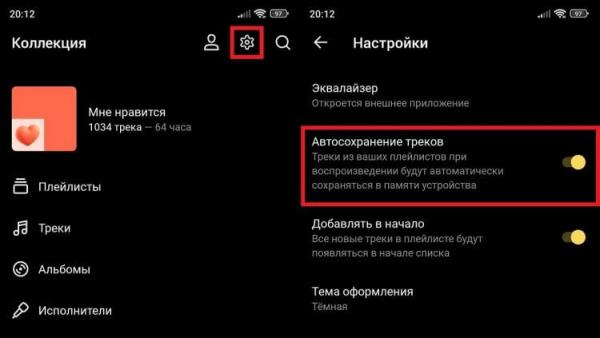 Приложения для музыки. По умолчанию эта функция выключена, но, возможно, вы активировали ее случайно. Фото.