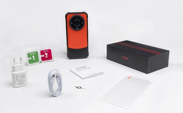 Характеристики HOTWAV T7 Pro. А это комплект поставки смартфона, куда помимо прочего входит защитное стекло. Фото.