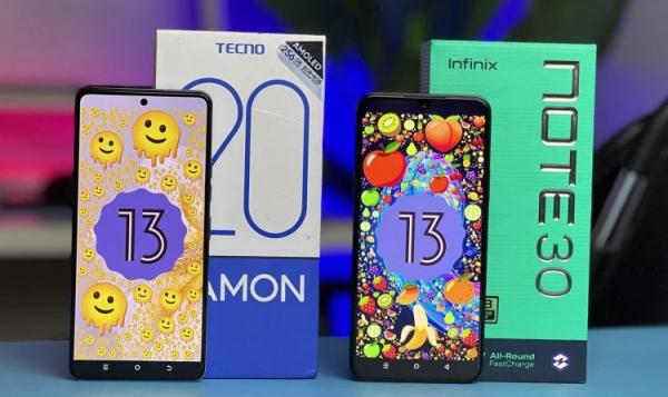 Смартфоны Infinix и TECNO. Даже в официальной рознице смартфоны Infinix и TECNO стоят недорого. Фото.