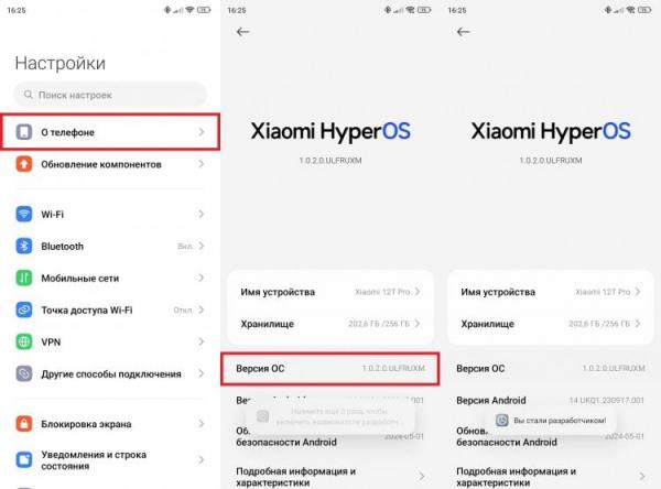 Как запустить Shizuku. Жмите, пока не появится сообщение «Вы стали разработчиком». Фото.