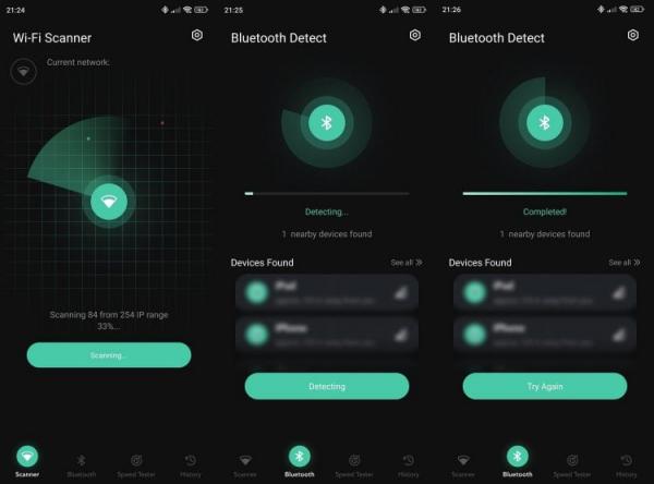 AI Camera Detector — детектор камеры и жучка. Приложение для поиска проводных и беспроводных камер. Фото.