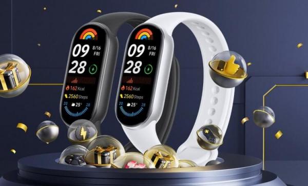 Новый фитнес-браслет Xiaomi Smart Band 9. Новый фитнес-браслет в металлическом корпусе. Фото.