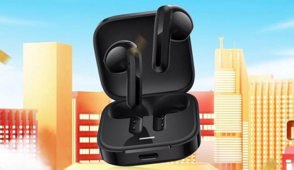 Недорогие наушники Redmi Buds 6 Active. Недорогие наушники-вкладыши с хорошими микрофонами. Фото.