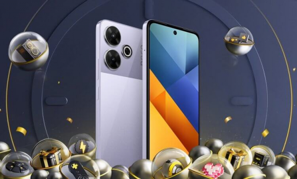 Новый смартфон POCO M6. Недорогая модель для решения базовых задач. Фото.