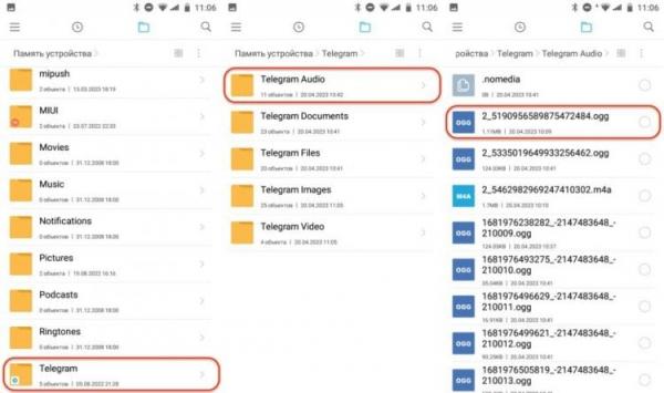 Как скачать голосовое сообщение. На некоторых смартфонах голосовухи из Telegram автоматически сохраняются в папку. Как скачать голосовое сообщение. На некоторых смартфонах голосовухи из Telegram автоматически сохраняются в папку. Фото.