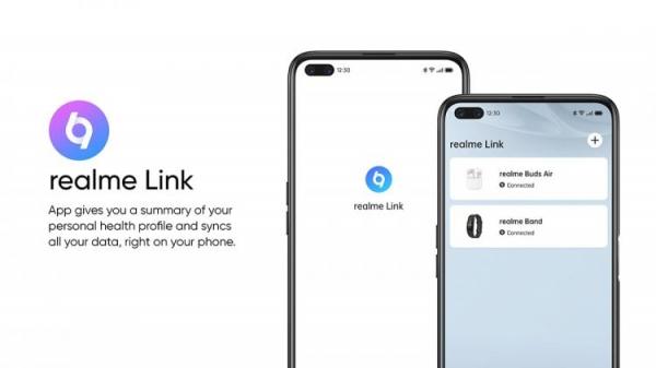 realme Link — приложение для наушников realme. Наушники и другие гаджеты бренда настраиваются через realme Link. Фото.