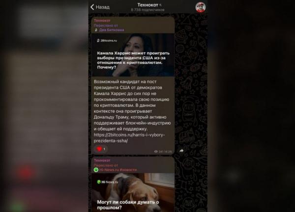 Читать новости технологий в Телеграм. В канале Технокот собрано лучшее со всех сайтов i10. Фото.