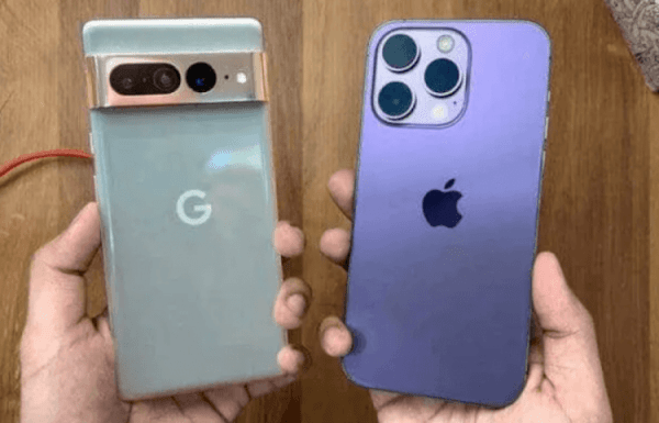 Google Pixel против iPhone. Сравнивая Pixel и iPhone всегда возникает много споров. ИЗображение:. Фото.
