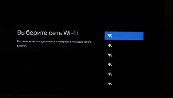 Настройка Андроид ТВ без телефона. Пароль нужно будет вводить вручную при помощи пульта. Настройка Андроид ТВ без телефона. Пароль нужно будет вводить вручную при помощи пульта. Фото.