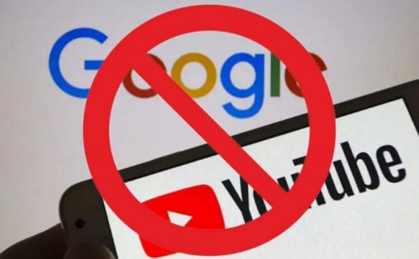 Блокировка Гугл в России. Судя по всему, всю экосистему Google ждет судьба YouTube. Фото.