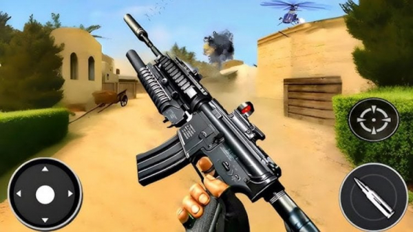 Интересные игры для Android, в которых много экшена и возможностей. Gun Strike: FPS Shooting Games — оффлайн шутер для Android. Фото.