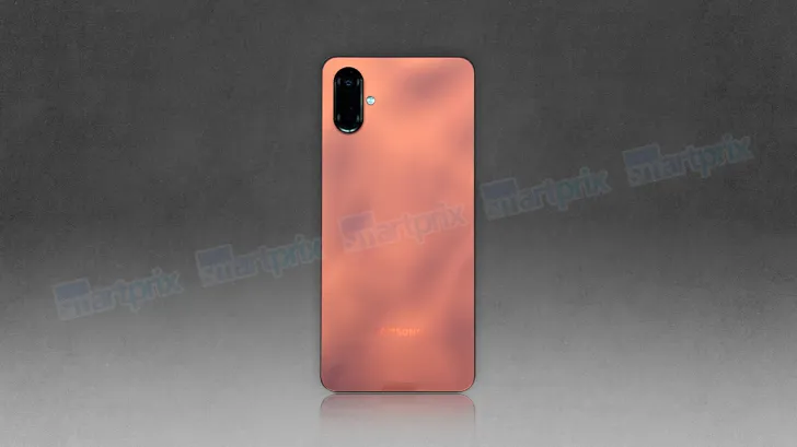Рендер Samsung Galaxy F06 в цвете оранжевом