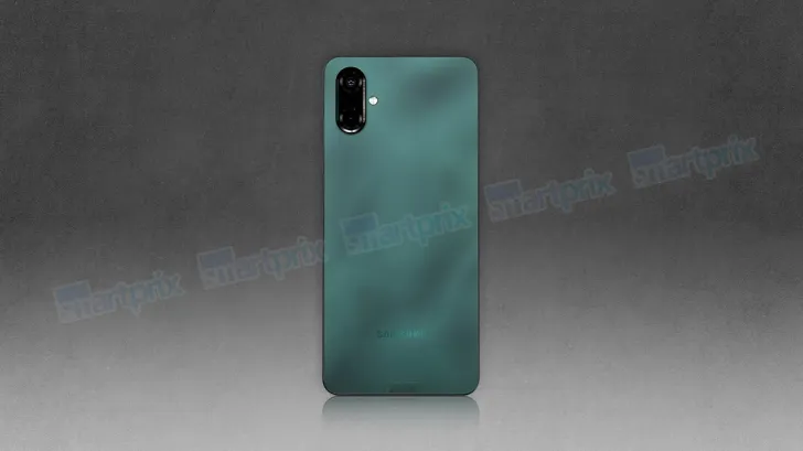 Рендер Samsung Galaxy F06 - вид сзади