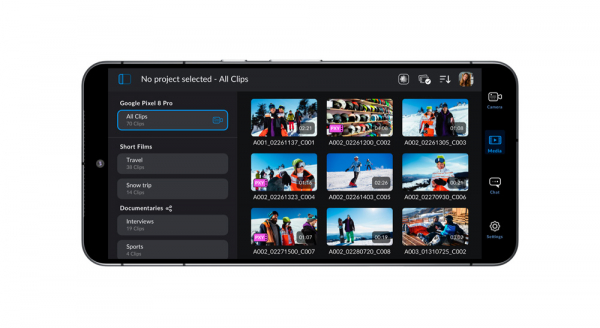 Обновление Blackmagic Camera 2.0 для Android