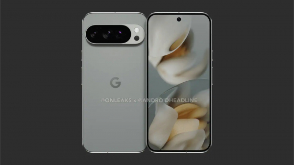Концепт Google Pixel 10 Pro XL в зеленом цвете в Google Pixel 10 Pro XL
