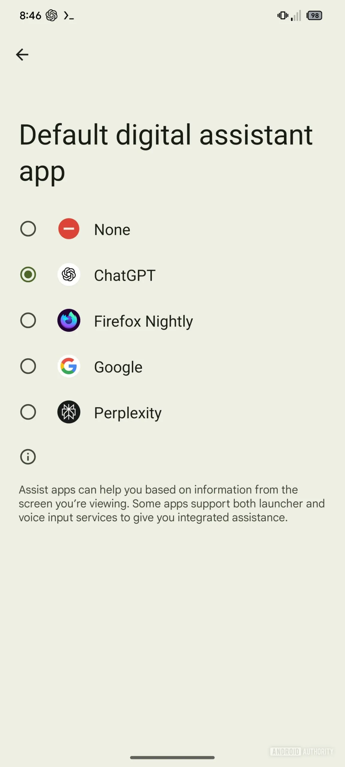 ChatGPT on Android
