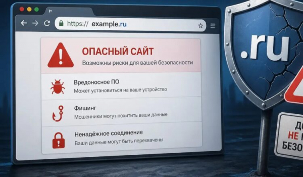Реально опасные сайты «Защита» тоже блокирует. Фото.