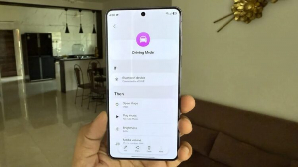 Специальный режим для водителей. Изображение: androidauthority.com. Фото.