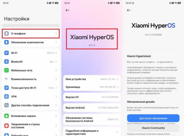 Если апдейт предусмотрен, вы сможете его установить. Фото.