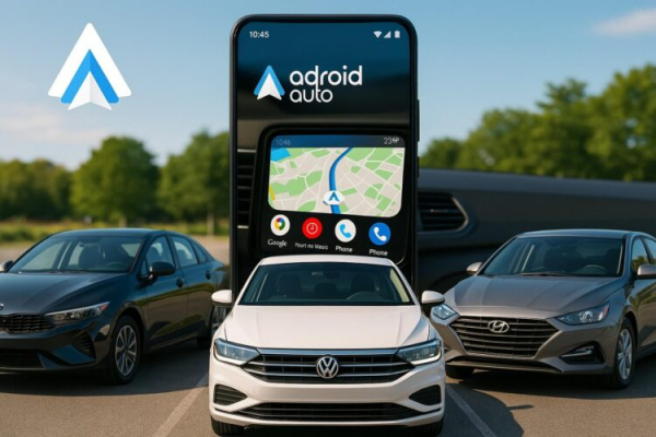 Android Auto есть не на всех автомобилях. Фото.