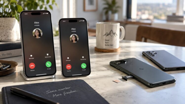 Айфоны рядом с Android-смартфонами, которые не поддерживают функцию iPhone Handoff. Фото.