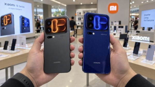 Xiaomi 18 Pro и 18 Pro Max в руках