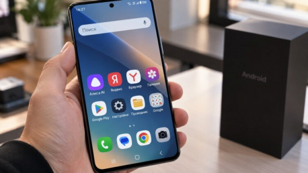 Приложение Алиса AI, предустановленное на Android-смартфоне
