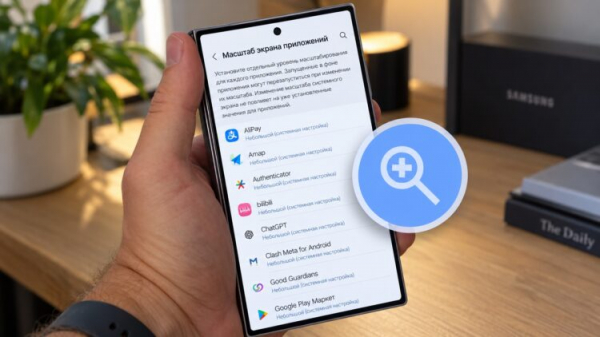 Уменьшение прозрачности и размытия, которое встречается только на Samsung. Фото.