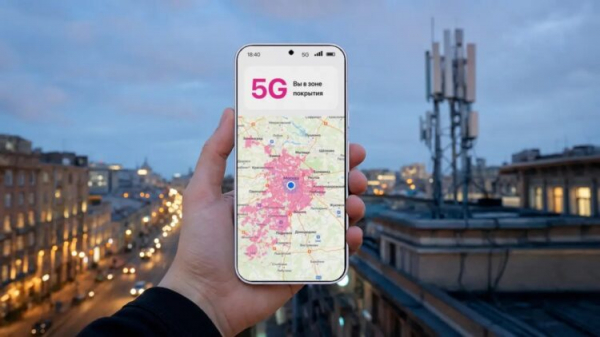 Проверка зоны покрытия 5G на карте
