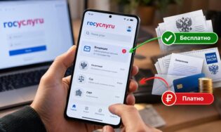 Платные и бесплатные функции на Госуслугах