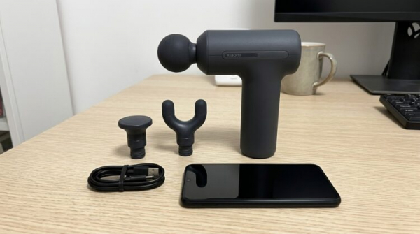 Массажёр Xiaomi Fascia Gun 3 Mini, насадки и кабель