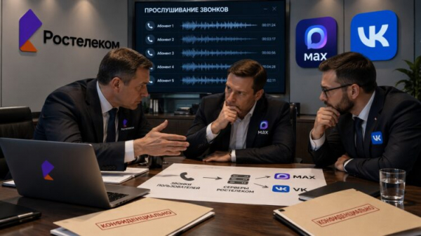 Визуализация: как Ростелеком хочет получить доступ к звонкам в MAX и VK