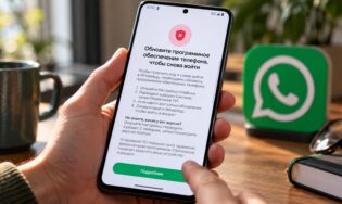 WhatsApp просит обновить ПО телефона