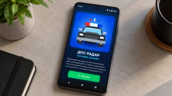 Страница загрузки опасного приложения на Android